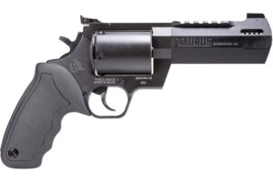 Taurus 2500051RH Raging Hunter Large Frame 500 S&W Mag 5rd 5.12" Black Ported/Target Crown Barrel, Matte Black Oxide Cylinder, Black Steel Frame, Black Rubber Grip