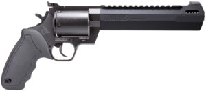 Taurus 2500081RH Raging Hunter Large Frame 500 S&W Mag 5rd 8.38" Black Ported/Target Crown Barrel, Matte Black Oxide Cylinder, Black Steel Frame Black Rubber Grip