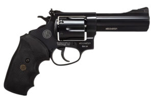 Rossi 2RM641 RM64  Medium Frame 357 Mag 6 Shot, 4" Black Steel Barrel, Cylinder & Frame, Black Textured Rubber Grip, Hammer Block Safety
