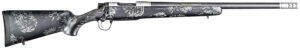 Christensen Arms 8010631800 Ridgeline FFT Full Size 7mm PRC 3+1 22" Carbon Fiber Steel Threaded Barrel, Stainless Aluminum Receiver, Black w/Gray Accents Fixed Sporter w/Flash Forged Technology Stock