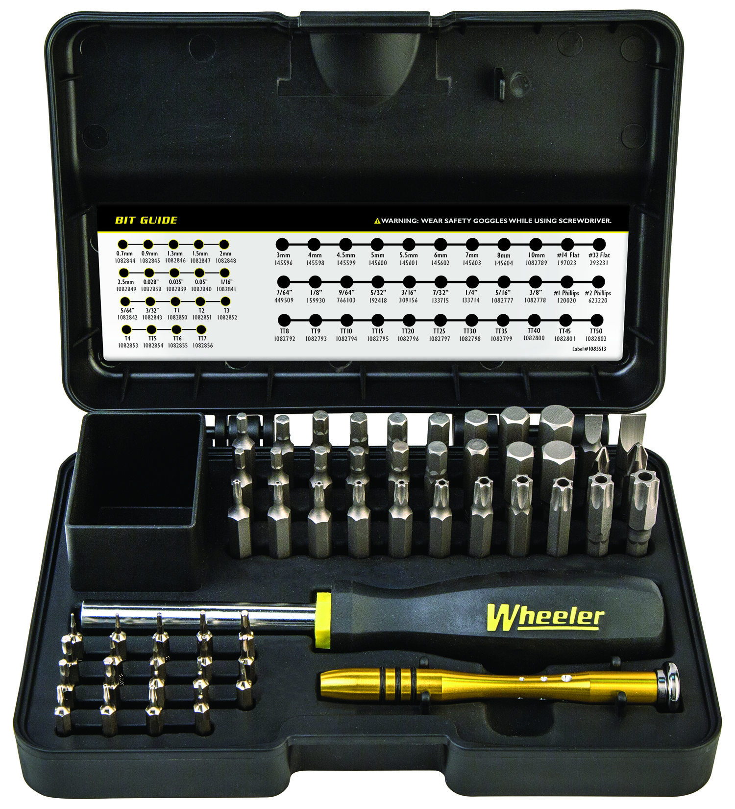 Wheeler 4001007 Hex-Torx Screwdriver Set 65 Pieces