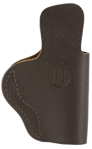 1791 Gunleather FCD4BRWL Fair Chase  IWB Size 04 Brown Leather Deer Hide Belt Clip Fits Glock 17/19 Left Hand