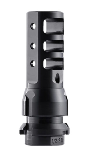 Dead Air DA101 KeyMount Muzzle Brake 1/2"-28 tpi 2.60" Black Steel