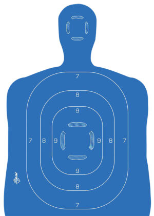 EZ-Aim 15579 Splash Reactive Silhouette Kit Paper 23" W x 35" H Self-Adhesive