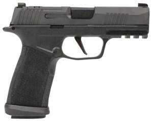 Sig Sauer 365XCA9TACOPS P365-XMACRO TACOPS Compact 9mm Luger 17+1 3.70" Black Barrel, Black Nitron Optic Ready/Serrated Slide, Black Polymer Frame w/Picatinny Rail, Black XMACRO Polymer Grips