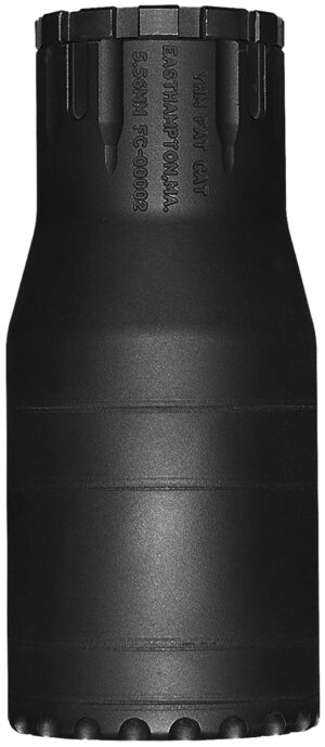 Yankee Hill 2210MB28 Fat Cat (Cat End Cap) 22 Cal (5.56mm) Black Stainless Steel/Inconel, Mini sRx Mount Included
