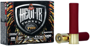 HEVI-Shot HS7289 HEVI-18 TSS Turkey 28Gauge 3" 1 1/4oz Tungsten 9Shot 5 Per Box/10 Case