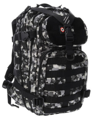 GPS Bags T1611BOBGD Bugout Bag Tactical Gray Digital 600D Polyester 2 Handguns