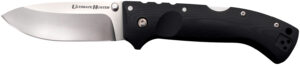 Cold Steel CS30U Ultimate Hunter 3.50" Folding Drop Point Plain American S35VN Blade/5" Black G10 Handle Includes Belt Clip