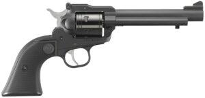 Ruger 2032 Super Wrangler  22  LR/22 WMR 6 Shot 5.50" Black Cerakote Steel Barrel & Frame, Black Cylinder, Black Checkered Polymer Grip, Transfer Bar Safety, Exposed Hammer