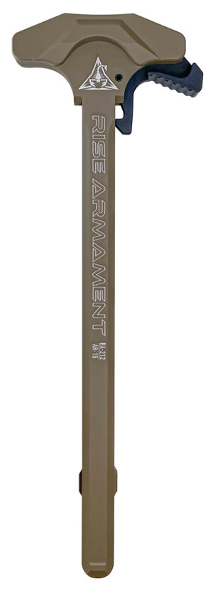 Rise Armament RA212FDE Extended Charging Handle RA-212 FDE Aluminum for AR-15