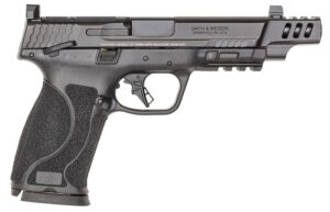Smith & Wesson 13915 M&P PC M2.0 Full Size 10mm Auto 15+1 5.60" Black Armornite Ported Stainless Steel Barrel, Black Armornite Optic Cut/Serrated Stainless Steel Slide & Polymer Frame w/Picatinny Rail