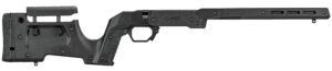 Mdt Sporting Goods Inc 104689BLK XRS Chassis Black Aluminum Core with Polymer Panels, Adj. Cheekrest, M-LOK Forend, Interchangeable Grips, AICS Mag Compatible, Fits Short Action Tikka T3