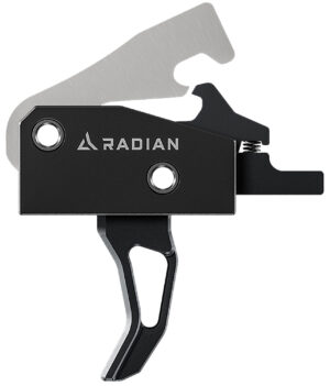 Radian Weapons ACC001 Vertex  Single-Stage, Curved Face, 3.50-4 lbs, Black, Fits AR-Platform