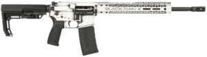 Black Rain Ordnance BROFUSIONWB Spec15 Fusion 5.56x45mm NATO 30+1 16", White Battleworn, 12" M-LOK, MFT EPG16 Grip/Minimalist Stock