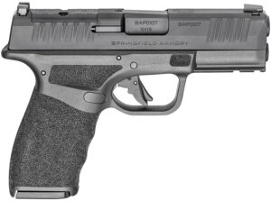 Springfield Armory HCP9379BOSP15 Hellcat Pro OSP Compact 9mm Luger 15+1 3.70" Black Melonite Steel Barrel & Optic Ready/Serrated Slide, Black Polymer Frame w/Picatinny Rail, Textured Grip
