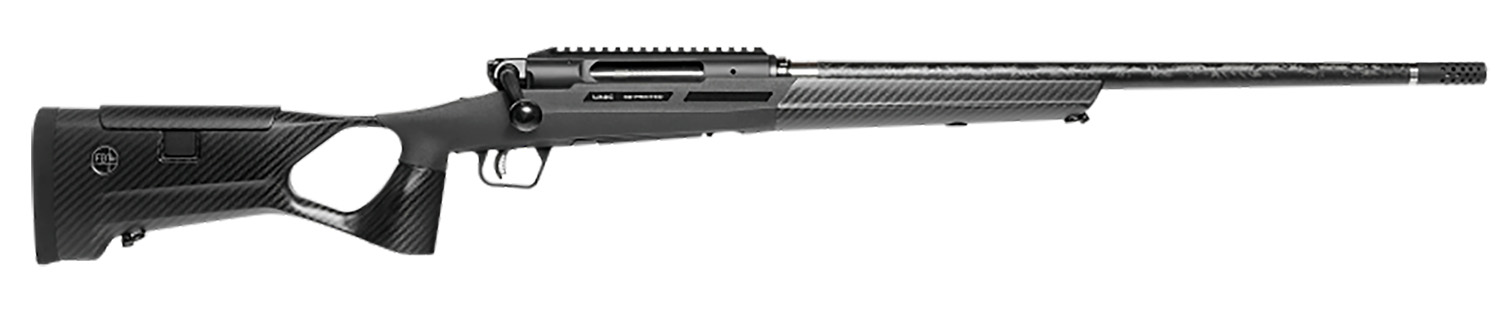 Savage Arms 58103 Impulse KLYM 6.5 Creedmoor 4+1 22" Carbon Fiber Threaded Barrel, Black Aluminum Receiver w/Picatinny Rail, Black Custom by FBT Carbon Fiber Stock, Ambidextrous