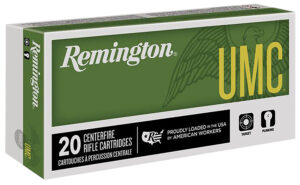 Remington Ammunition 23813 UMC 22-250Rem 50gr Jacketed Hollow Point 20 Per Box/10 Case