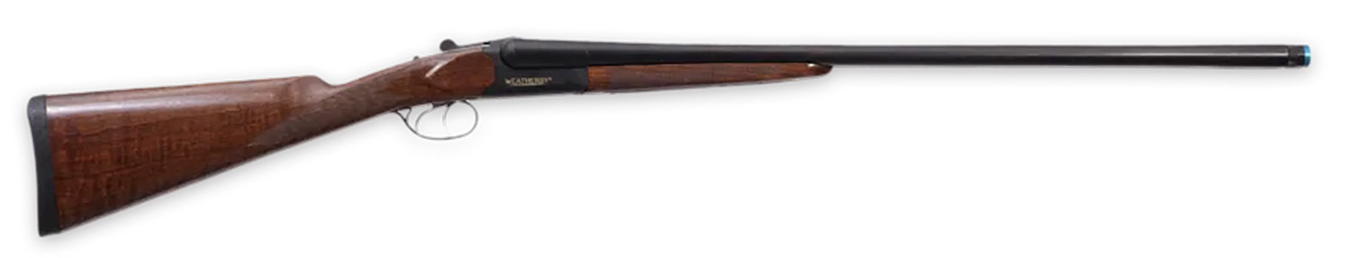 Weatherby OG14128DSM Orion 410 Gauge Break Open 3" 2 Shot 28" Blued Side By Side Barrel, Blued Steel Receiver, Straight English w/Splinter Forend Walnut Wood Stock