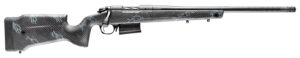 Bergara Rifles B14S754CF B-14 Crest 22-250 Rem 5+1 20" Sniper Gray Cerakote Fluted Barrel, Steel Receiver, Fixed Carbon Fiber Black & Gray Sponge Stock