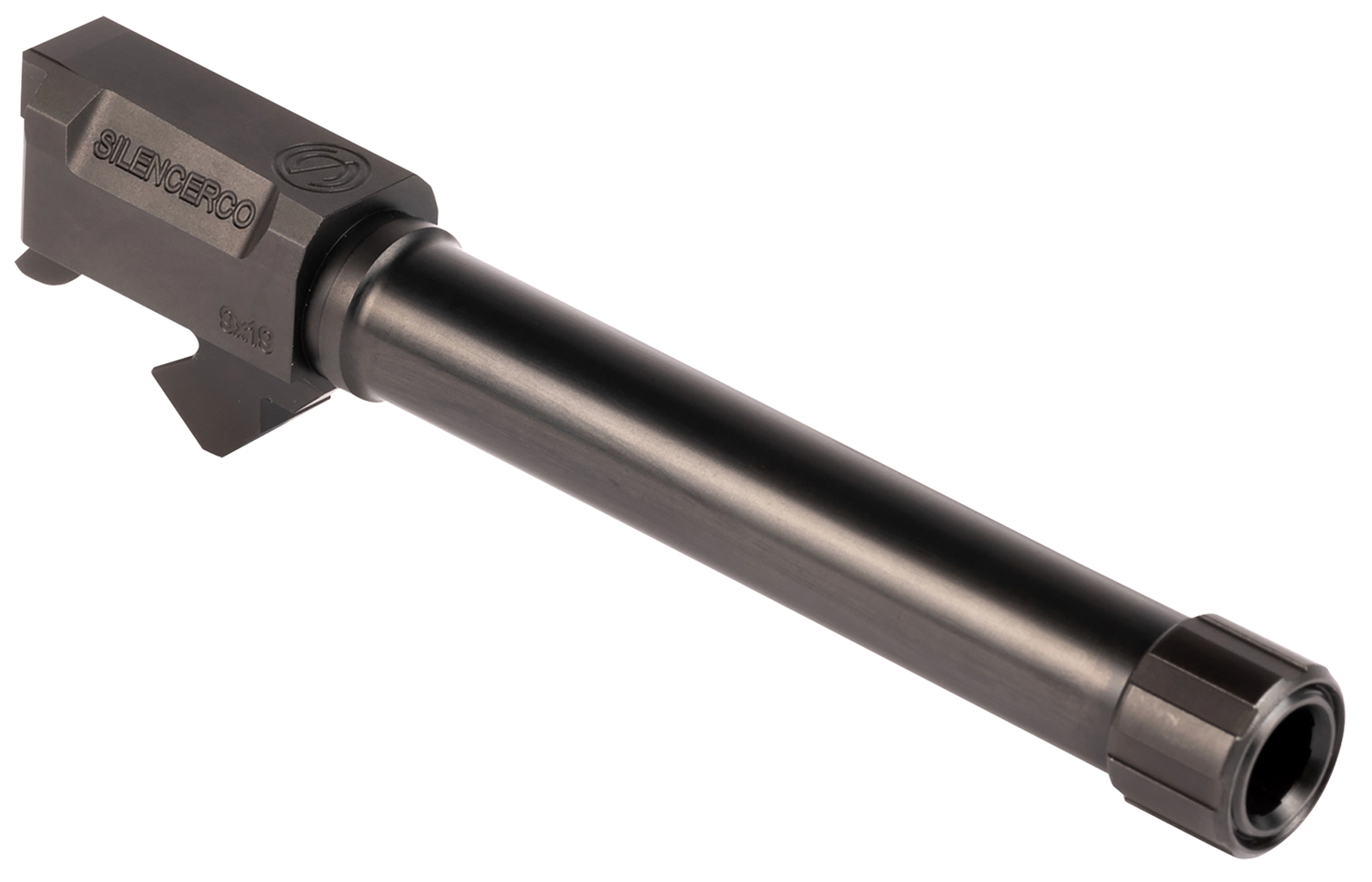 SilencerCo AC859 Sig 9mm Luger 5" Threaded Black Nitride Stainless Steel, Fits Sig P226
