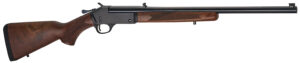 Henry H015360BH Single Shot  Full Size 360 Buckhammer 1rd 22" Blued Single Shot Barrel, Blued Drilled & Tapped Stainless Steel Receiver, American Walnut Stock, Right Hand
