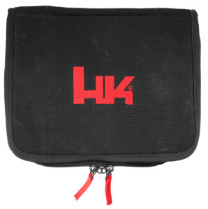 HK 51001075 Pistol Case 11.20" Long Black/Red