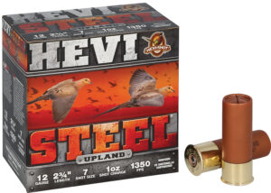 HEVI-Shot HS61227  Upland 12Gauge 2.75" 1oz 7Shot 25 Per Box/10 Case