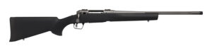 Savage Arms 58277 110 Trail Hunter Lite Full Size 7mm Rem Mag 3+1 20" Fluted/Threaded Barrel, Drilled & Tapped Steel Receiver, Black Fixed Synthetic Stock