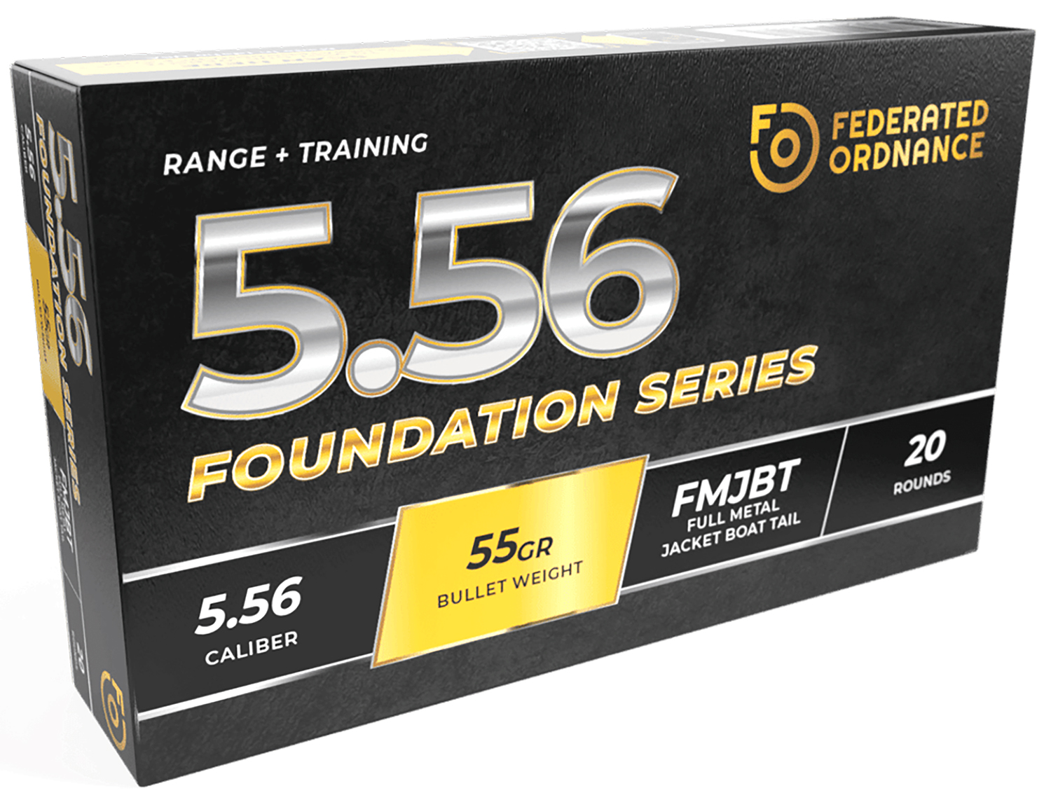 Nemo Arms 556M193NA55FO 5.56mm 55gr Full Metal Jacket Boat Tail 20 Per Box/50 Case