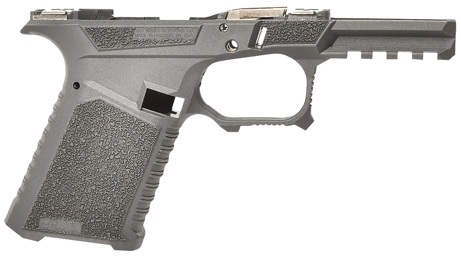 Sct Manufacturing 0225000100IC Compact Compatible w/ Gen3 19/23/32 Gray Polymer Frame Aggressive Texture Grip Includes Locking Block