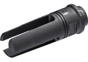 SureFire SF3P7625824 SOCOM 3-Prong Flash Hider Black DLC Stainless Steel with 5/8"-24 tpi Threads & 2.60" OAL for 7.62mm AR-10