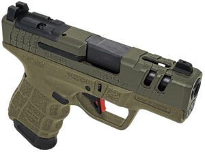 SAR USA SAR9SCG2OD SAR9 SC Gen2 Sub-Compact Frame 9mm Luger 15+1 3.30" Black Steel Barrel, OD Green Cerakote Steel Optic Ready/Ported/Serrated Slide, OD Green Polymer Frame, OD Green Polymer Grip