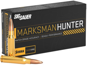Sig Sauer E65CMGK13020 Marksman Hunter 6.5Creedmoor 130gr 20 Per Box/10 Case