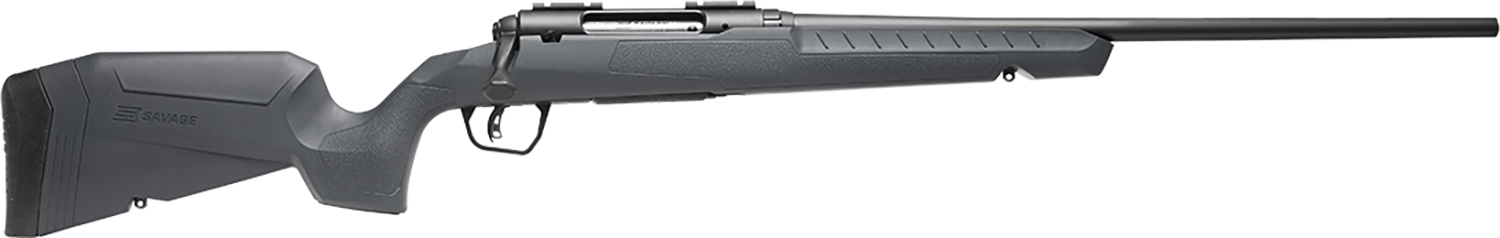 Savage Arms 32060 Axis 2 22-250 Rem 4+1 22" Matte Black Sporter Barrel, Matte Black Drilled & Tapped Steel Receiver, Fixed Matte Gray Synthetic Stock, Right Hand