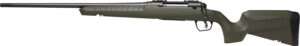 Savage Arms 32129 Axis 2 Compact 6.5 Creedmoor 4+1 20" Matte Black Heavy Sporter Barrel, Matte Black Drilled & Tapped Carbon Steel Receiver, Fixed OD Green Synthetic Stock, Left Hand