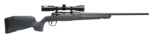 Savage Arms 32181 Axis 2 XP Combo Full Size 30-06 Springfield 4+1 22" Black Sporter Barrel, Black Carbon Steel Receiver Drilled & Tapped, Gray Fixed Synthetic Stock, Weaver 3-9x40mm Scope, Right Hand