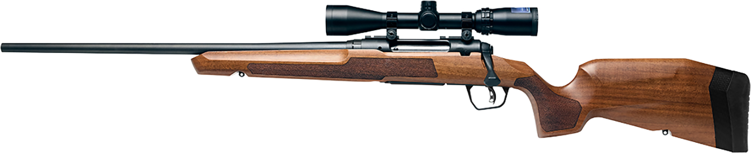 Savage Arms 32273 Axis 2 XP Combo 308 Win 4+1 22" Matte Black Sporter Barrel & Drilled & Tapped Carbon Steel Receiver, Ergonomic Hardwood Stock, Left Hand, Weaver 3-9x40mm Scope