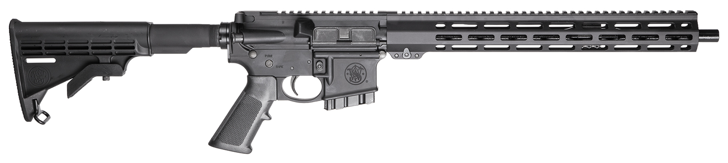 Smith & Wesson 13953 M&P15 Sport III 223 Rem/5.56 NATO 10+1 16" Black Armornite Heavy Barrel, Black Picatinny Rail Aluminum Receiver, Fixed Black Synthetic Stock, Black Polymer Grip