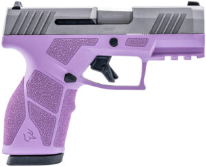 Taurus 1-GX2939LP-10 GX2 9mm Luger 10+1 3.37" Matte Stainless Steel Barrel, Matte Serrated Stainless Steel Slide, Light Purple Polymer Frame w/Picatinny Rail, Polymer Grip