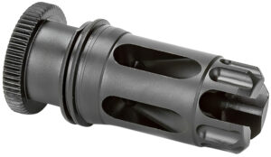 Griffin Armament DLFC22C1228 Dual-Lok Flash Comp 22/5.56 Black QPQ Nitride 17-4 PH Stainless Steel 1/2"x28 Threads