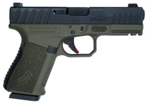 TriStar 85776 Apoc  9mm Luger 15+1 4.02" Black Steel Barrel, Black Cerakote Serrated Steel Slide, Multicam Cerakote Polymer Frame w/Accessory Rail, Textured Grip