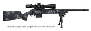 Horizon Firearms RF017S222214T19 Vandal Prime 22 Creedmoor 22" Black Spiral Fluted Threaded Barrel, Drilled & Tapped Receiver, Textured Iota EKO Carbon Fiber Stock