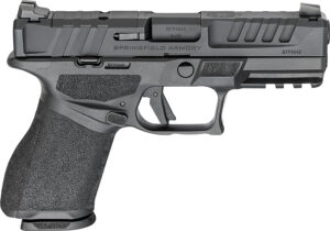Springfield Armory EC9409BLCU Echelon Compact Frame 9mm Luger 10+1 4" Black Melonite Steel Barrel & Optic Ready/Serrated Slide, Black Polymer Frame w/Picatinny Rail, Textured Grip, Ambidextrous