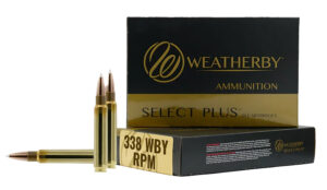 Weatherby H338225IL Select Plus 338WBY RPM 225gr InterLock 20 Per Box/10 Case