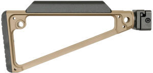 Midwest Industries MITRISFFDE Triangle Side Folding Stock Flat Dark Earth 6061 Aluminum