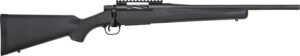 Mossberg 28232 Patriot Carbine 350 Legend 5+1 18" Matte Blued Threaded Bull Barrel, Matte Blued Picatinny Rail Receiver, Black Fixed Synthetic Stock