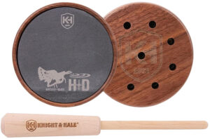 Knight & Hale KHT0202 HD Slate Pot Call Turkey Sounds Walnut/Hickory