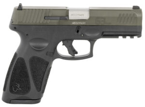 Taurus 1-G3B94B G3  Full Size Frame 9mm Luger 17+1 4" Matte Stainless Steel Barrel, OD Green Serrated Alloy Steel Slide, Black Polymer Frame w/Picatinny Rail, Textured Grip