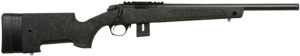 Bergara Rifles BMR011 BMR-X  17 HMR 10+1 18" Blued Heavy Threaded Barrel, Blued Picatinny Rail Receiver, Adj LOP Green w/Black Webbing Synthetic Stock